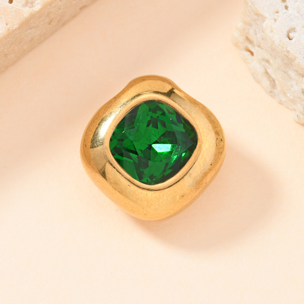 Joyas de acero inoxidable de estilo simple cuadrado redondeado accesorios de collar DIY accesorios