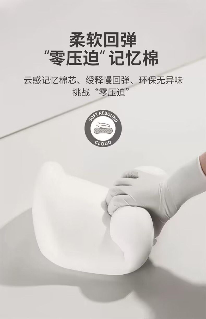 Carefully Selected Memory Foam Car Headrest and Neck Pillow, Special Lumbar Support Set for Car Use, Lumbar Support Seat Pillow Wholesale