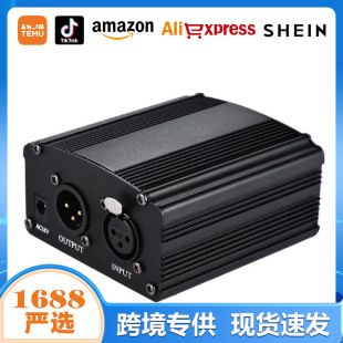 in stock 48V phantom power supply is suitable for large diaphragm capacitor microphone recording studio karaoke business performance source equipment wholesale