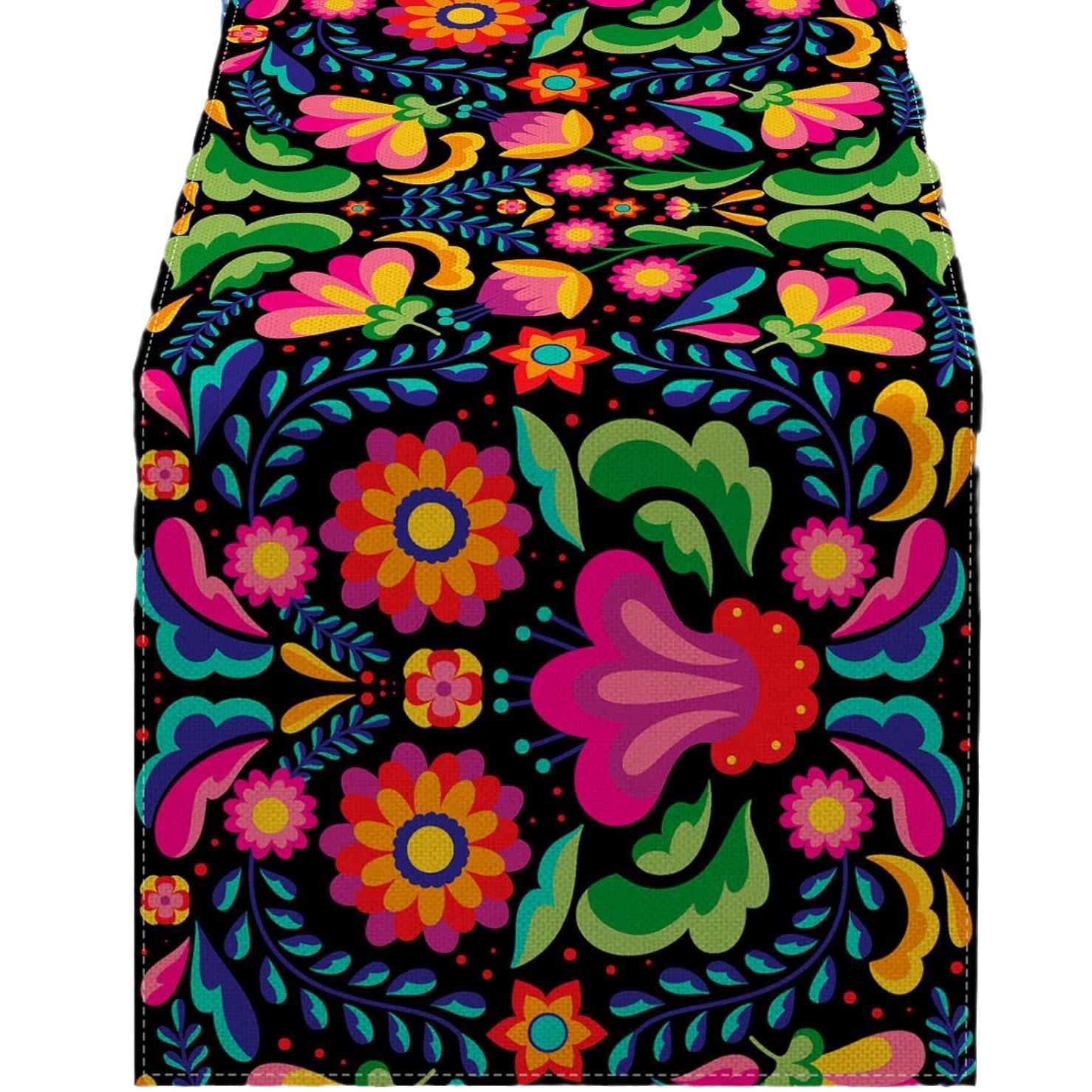 Transfronterizo 2024 Amazon nuevo tema de carnaval fiesta decoración de mesa de lino tabla de bandera mesa de comedor restaurante