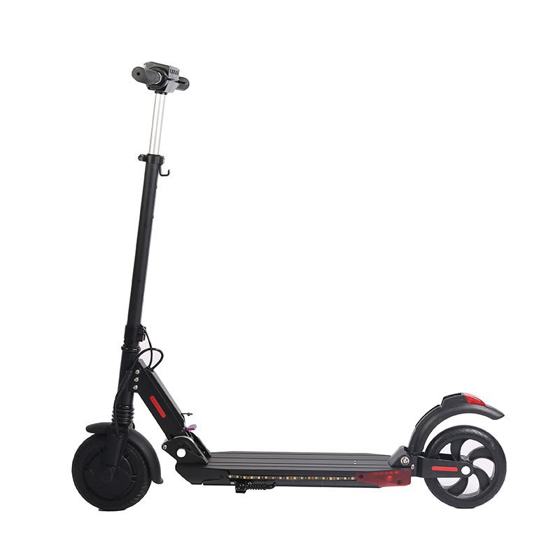 Scooter eléctrico plegable de dos ruedas para mujeres adultos 8 pulgadas portátil plegable batería de litio ligera scooter al por mayor