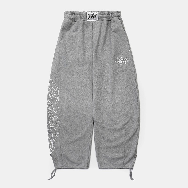 Badblood Bcac Series Sexy Loose Casual Pants Niche Design Street Sports Wide-Leg Pants Badblood Bcac Series Sexy Loose Casual Pants Niche Design Street Sports Wide-Leg Pants