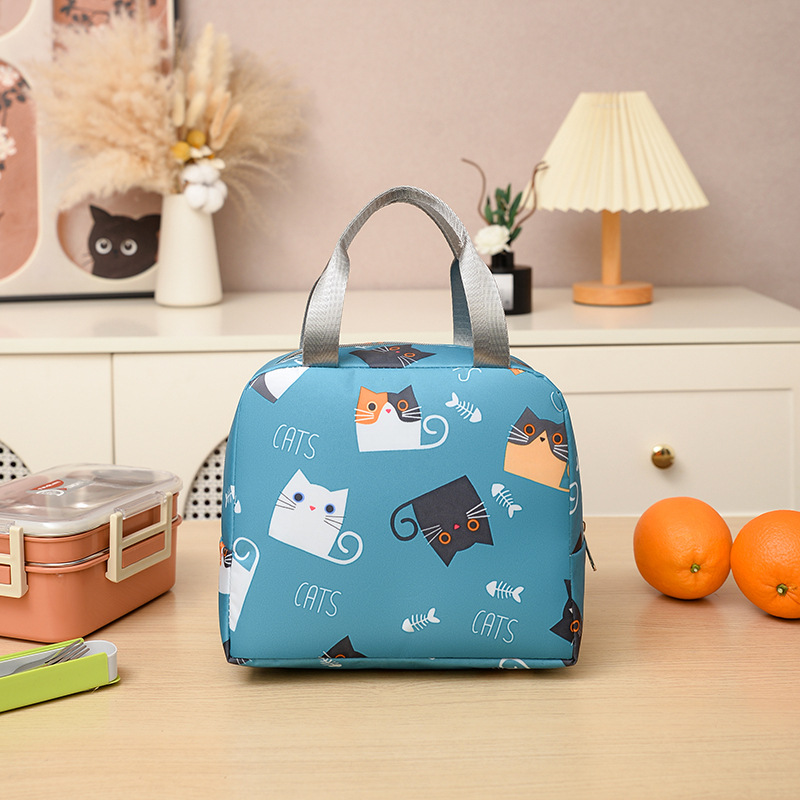 Bolsa de lonchera térmica bolsa de almuerzo de mano bolsa de almuerzo bolsa de almuerzo de estudiantes bolsa de almuerzo de papel de aluminio bolsa de comida térmica