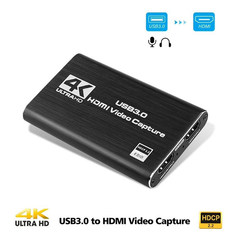 ビデオキャプチャカード USB3.0 高速伝送 ローカルループアウト 4K60HZ ゲームライブ録画 音声・ビデオキャプチャ|undefined