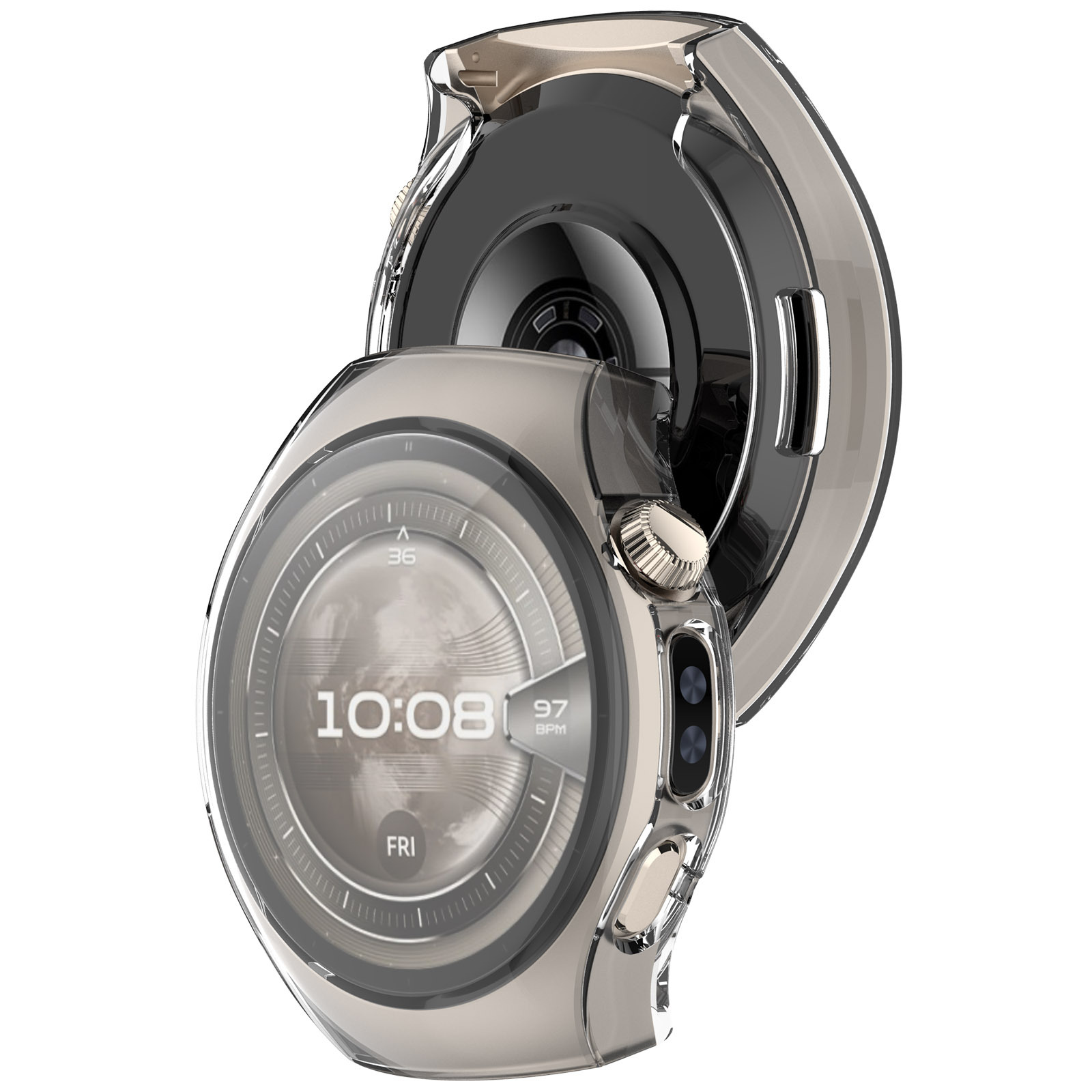 Xinyuan Shuntong is suitable for the Huawei watch5 protective case with a 42MM tempered film and a full 46MM integrated case and film watch case undefined