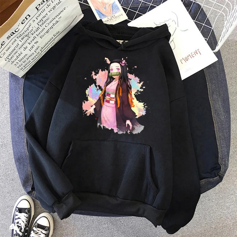 Y2k Japan Anime Women Sweatshirts Manga Plus Size Hoodie