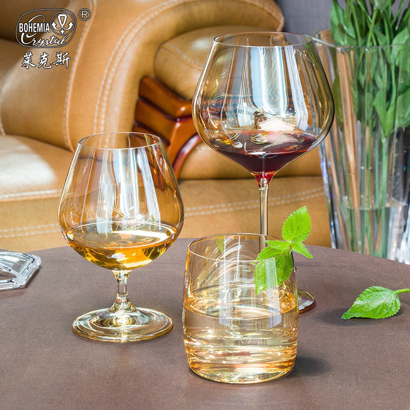 Checo Lexus cristal sin plomo borgoña tazas de vino vino vino tazas de brandy tazas de agua hotel doméstico al por mayor