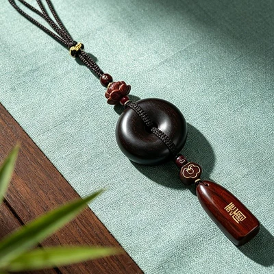 Pendant Sandalwood Peace Buckle | Car hanging