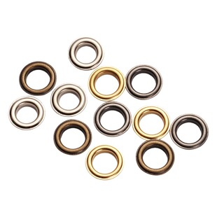 Copper air hole metal round edge corns manufacturers more than in stock materials multi-color shoe eye buckle accessories wholesale air eye buckle