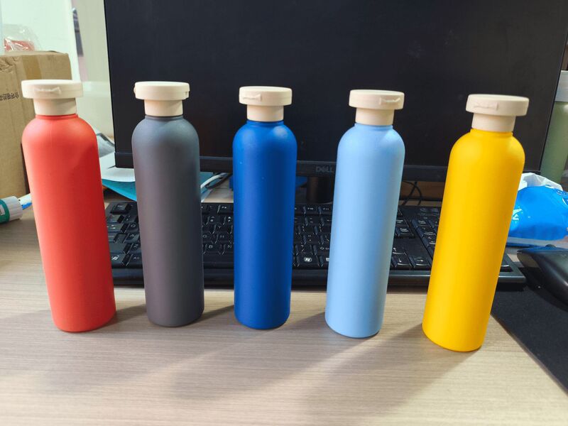 亚马逊热销PE毛绒软料绿分装瓶按压乳液瓶洗手液沐浴露瓶塑料空瓶|undefined