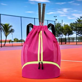 Badminton Racket Backpack Basketball Football Bag Swimming Fitness Sports Drawstring Backpack Portable