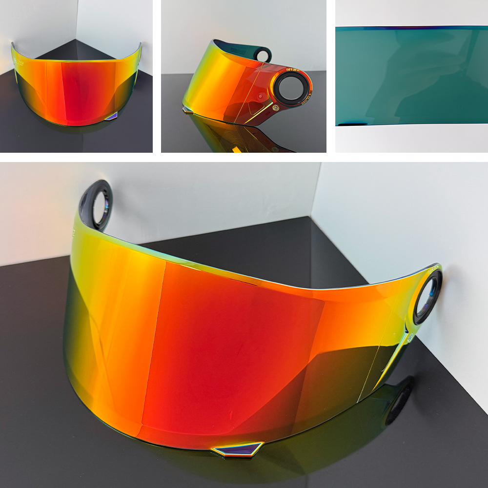 Ff358 Motorcycle Helmet Lens Is Suitable for Ff358 Ff396 Sun Protection Mirror-Coated High-Definition Anti-Uv
