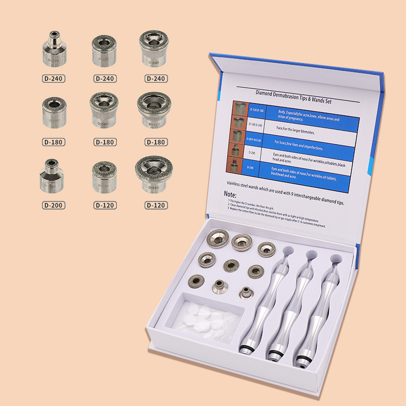 三合一钻石微雕磨皮仪美容仪器吸黑头钻石磨皮机升级版跨境外贸