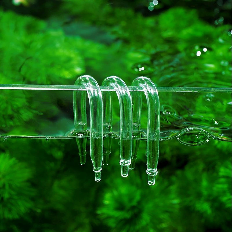 Стекло для аквариума U-Образная Трубка CO2 акриловая U-Образная Трубка водяная трава кислородный насос для аквариума углекислый газ локоть