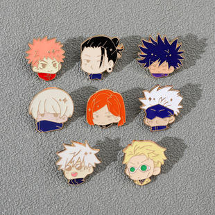 Curse back to anime film and television q version brooch commemorative badge character clothing accessories leading needle