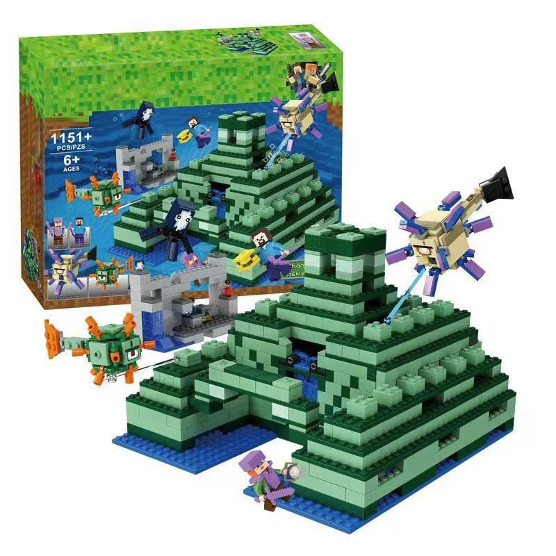 レゴ マインクラフト シリーズ ビルディング ブロック フェアリーモンスター フォートレス 21250 村組み立て教育玩具クロスボーダーと互換性があります。|undefined