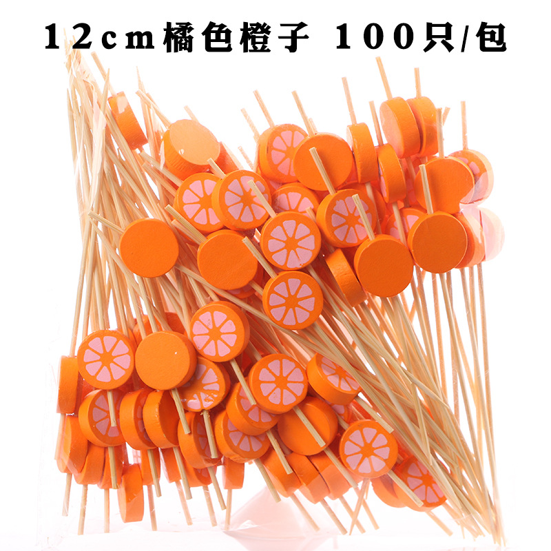 Fruit stick desechable flor stick