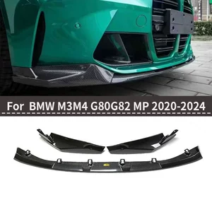 BMW M3M4 G80G82 Karbon Fiber Ön Lip MP Quru Karbon Spoiler