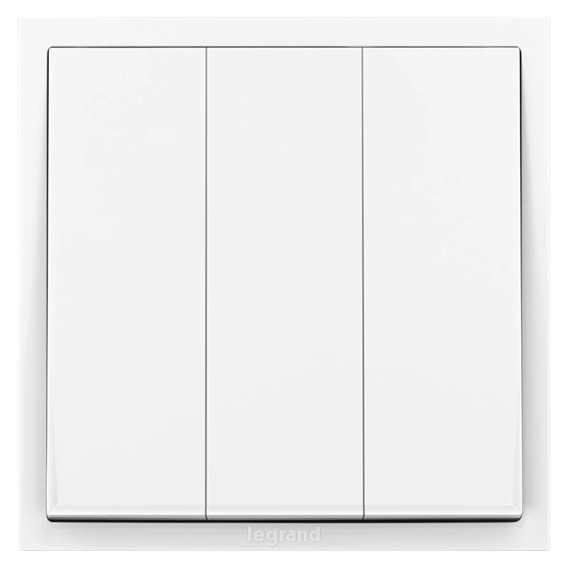 Роланж（LEGRAND） Light Art Series Magnolia Bai Home Engineering Switch Panel 86 Concealed Gloss