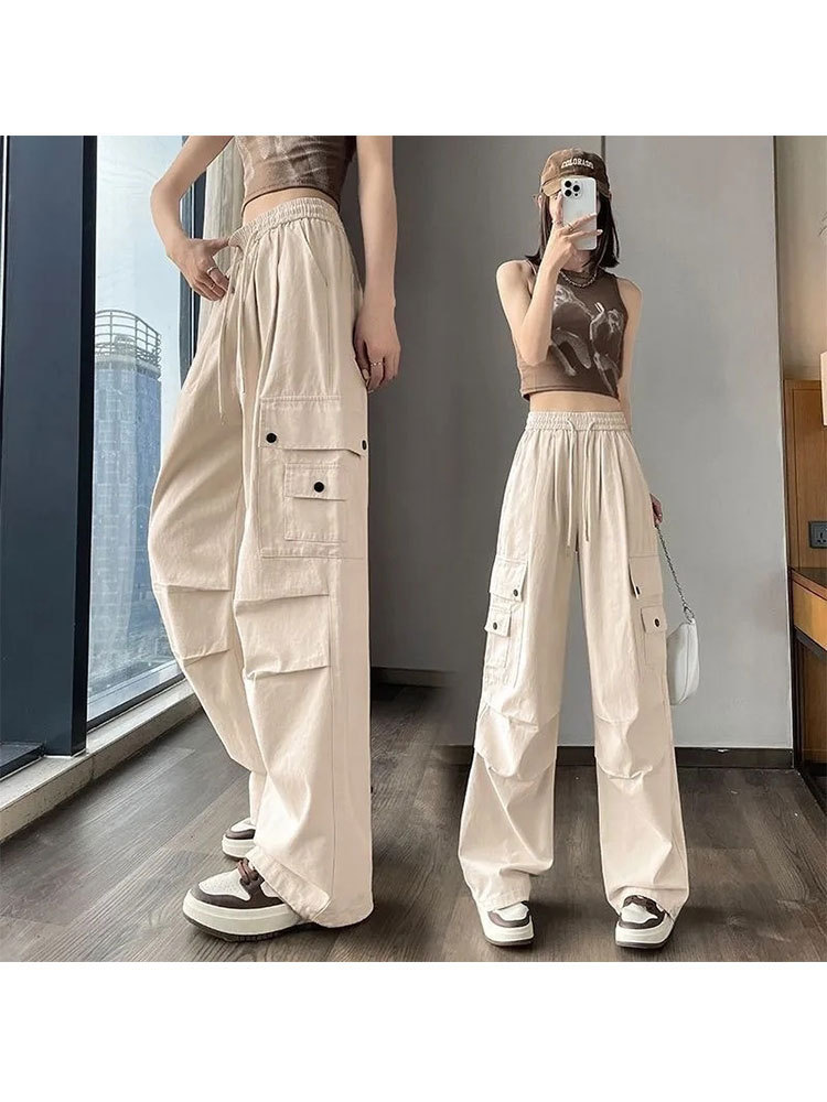 Pantalones Cargo Tipo Paracaidista para Mujer de Poliéster