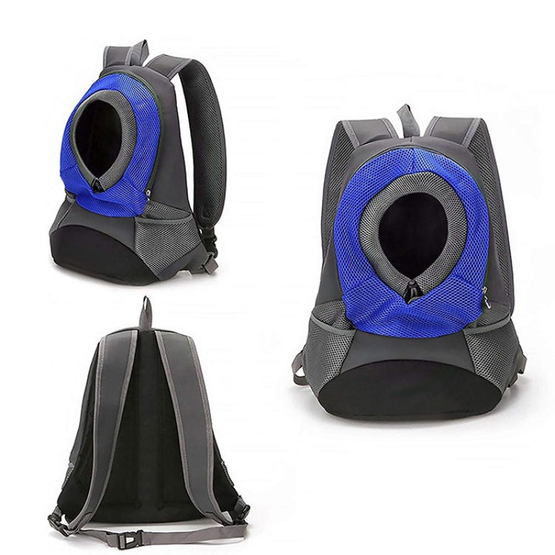 跨境产品宠物背包猫咪狗狗外出透气双肩包 双侧口袋宠物旅行背包