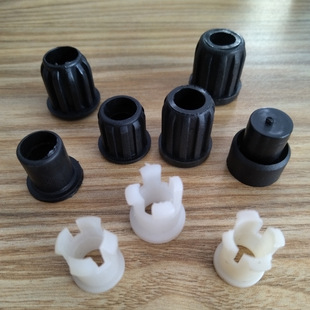 Factory wholesale circlip wheel installation rubber sleeve swivel chair base silencer caster plug five-star foot mute rubber core