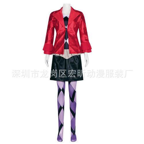 The Same as the Clown 2 Movie Cosplay Costume Female Harley Quinn Halloween New Clown 2 Cosplay Stage Costume