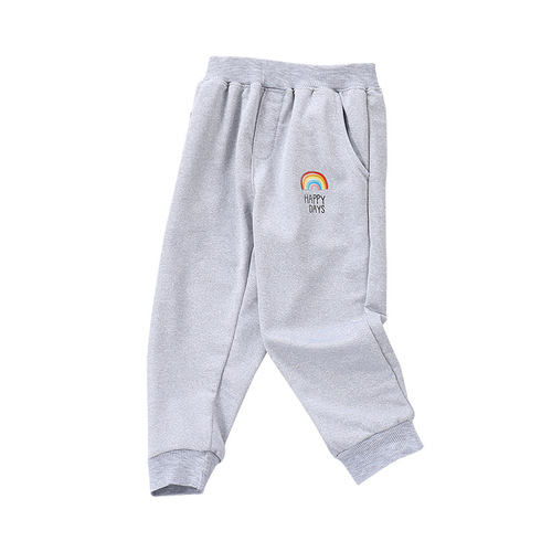 Children's sweatpants spring and autumn new style boys and girls versatile sports pants medium and large children's pants children's pants casual pants trend