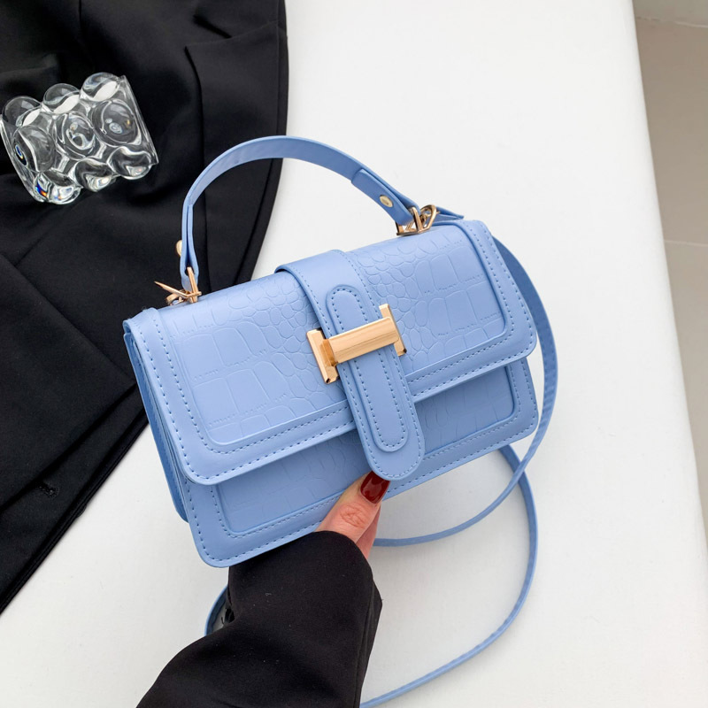 Elegante simple moda color sólido bolso 2024 principios de primavera nuevo versátil ins hombro mensajero bolsa pequeña bolsa cuadrada para las mujeres