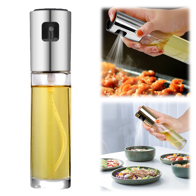 Barbecue injection bottle olive oil spray glass bottle injecting pot…