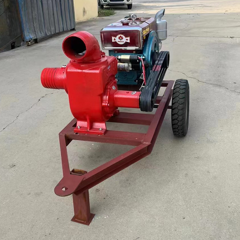 bomba de agua diesel de alta potencia todo en uno bomba centrífuga de alta presión presurización agrícola elevadora bomba de agua para riego de tierras de cultivo