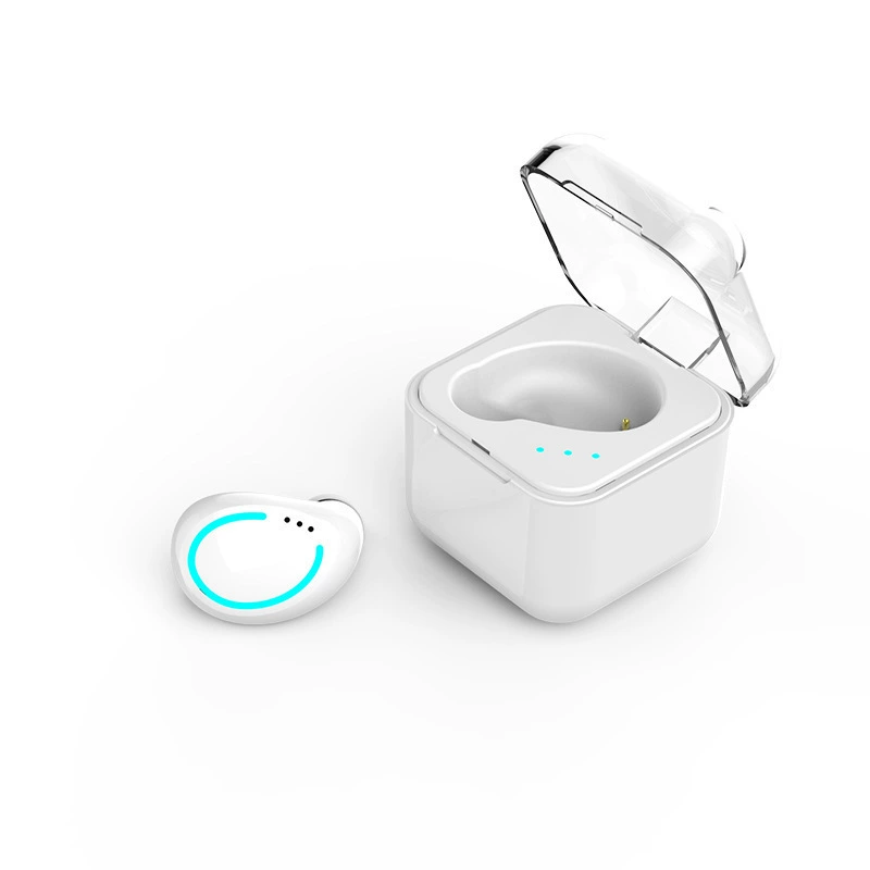 Мини-наушники в форме одного уха M‑B8, Bluetooth 5.0, CVC8.0, 50 мАч наушник + 150 мАч кейс