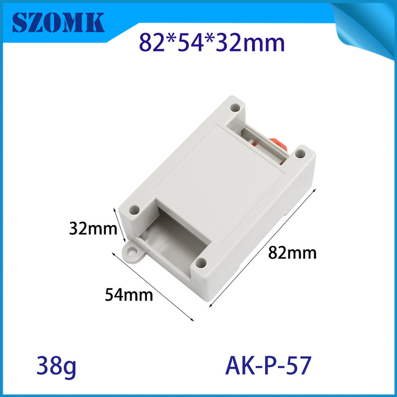 Okom 82*54*32 Guide Rail Type Housing Instrument Housing Control Box Abs Plastic Plc Industrial Control Box P-57