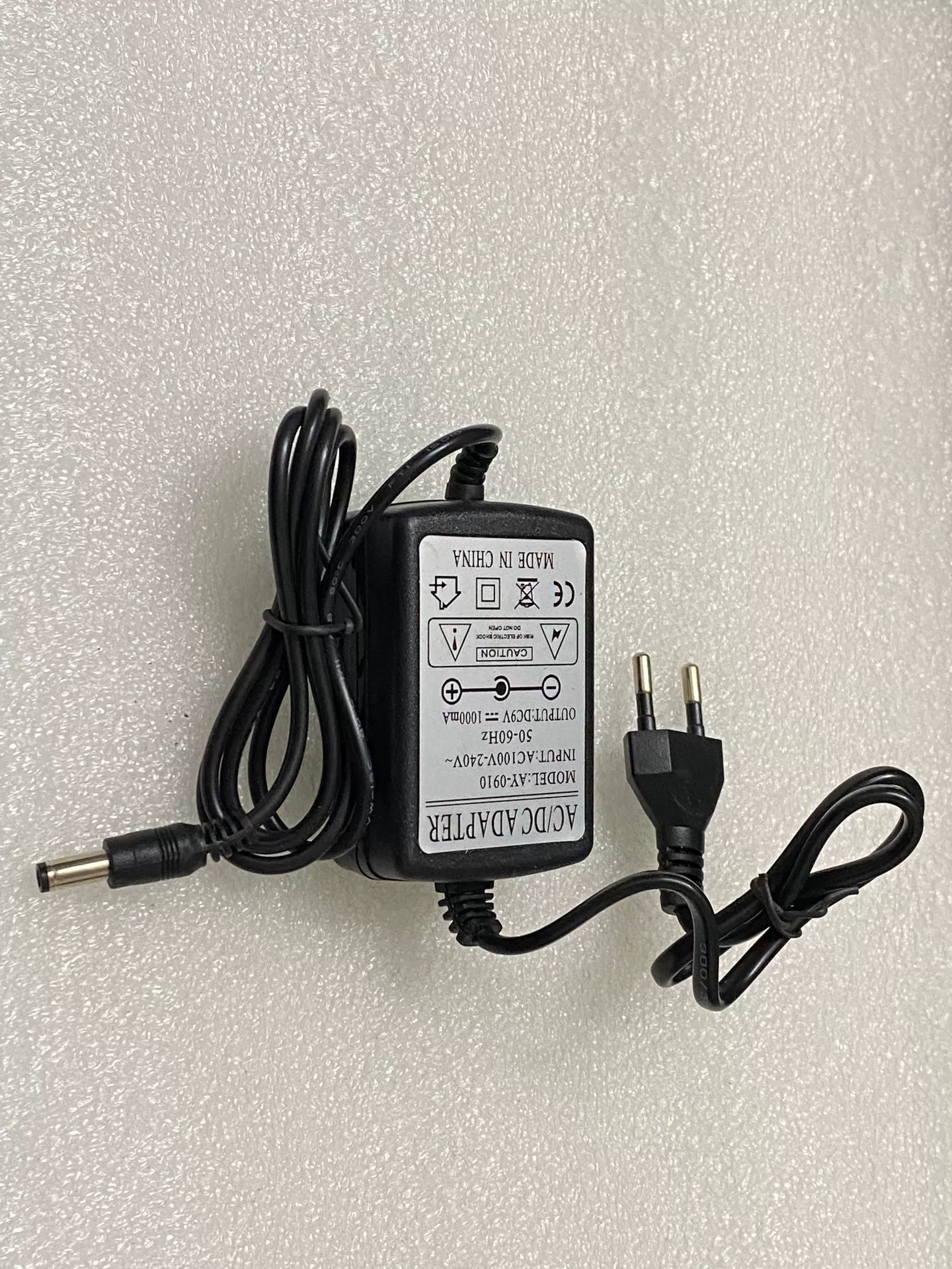 9V 1000MAH power adapter