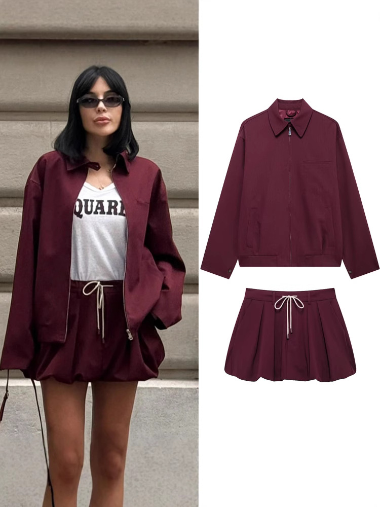 jacket with zipper