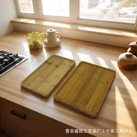 现货木质托盘客厅水杯茶具茶水盘牛奶面包餐盘下午茶点饮品甜品盘