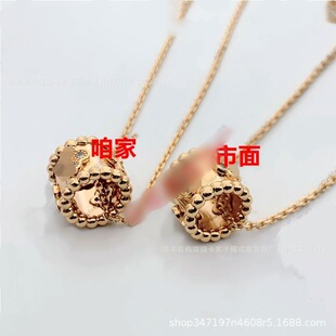 Kaleidoscope, fashionable necklace, brand chain for key bag , 18 carat white gold, high-quality style 3