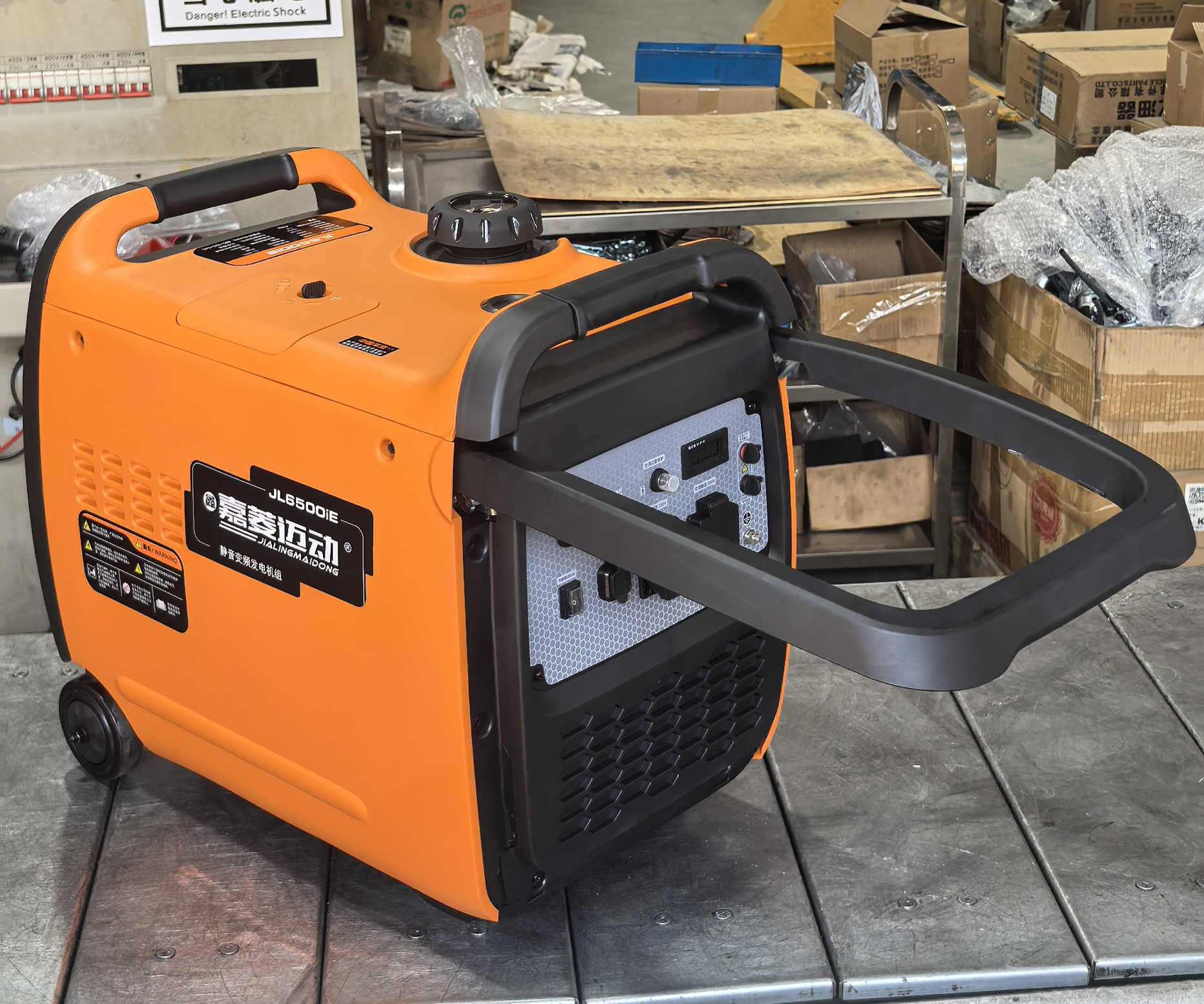 Silent Gasoline Generator, High-Power Automatic 220V Household Outdoor Camping Portable Small Generator for Stall Use