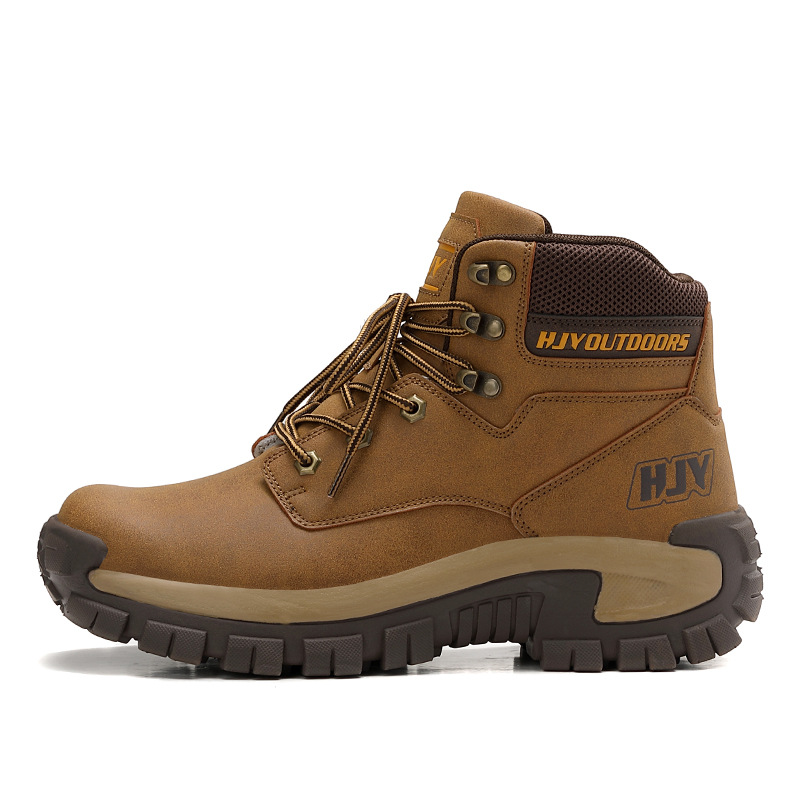 Zapatos de montaña al aire libre de explosión transfronteriza, zapatos de montaña antideslizantes y resistentes al desgaste de hombre, zapatos de montaña de crucero, amortiguación ligera e impermeable