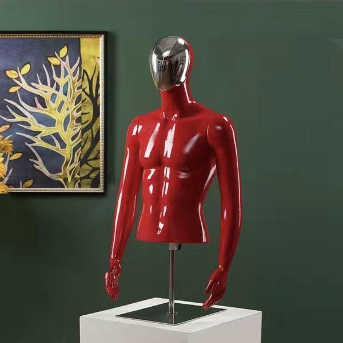 Modelo humano de busto modelo de ropa de cuerpo humano maniquí de busto simulación de ropa de cuerpo humano modelo de televisión masculino props image 26