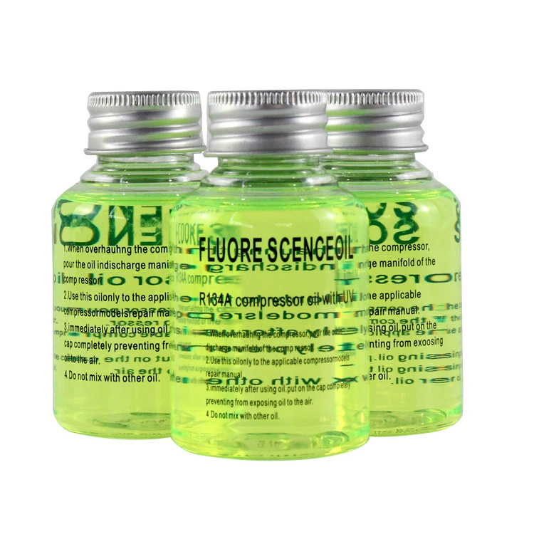 Автомобильный кондиционер, компрессор, флуоресцентное масло, масло для обнаружения утечек, ремонт утечек, флуоресцентное масло, 60 мл