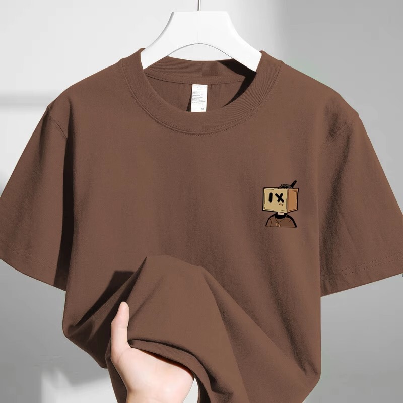 Cross-border Summer Men's Short-sleeved T-shirt Casual Sports Top Round Neck Base Shirt Youth Thin Breathable Trendy T-shirt Cross-border Summer Men's Short-sleeved T-shirt Casual Sports Top Round Neck Base Shirt Youth Thin Breathable Trendy T-shirt