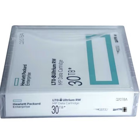 HP-LTO-8 30TB 数据磁带 数据记录磁带 LTO8 盒装磁带 Q2078A其他