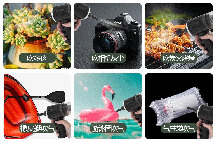 Cross-Border Wireless Handheld Car-Mounted Household Dust Collector Portable High-Power Blowing and Suction Dual-Purpose USB Rechargeable Vacuum Cleaner