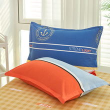 枕套纯棉枕芯一对装枕头套100宿舍枕皮家用48x74cm床垫加厚纯棉