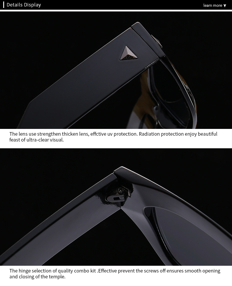 90g Weight Full Frame Glasses Structure Sunglasses Classification UV400 Protection, Resin Lens Material Square Glasses Style Daily Occasion Color Block Pattern Unisex Gender Patchwork Design Fashion Style Fashion Color Block UV400 Protection Resin Square Patchwork Full Frame Women's Sunglasses 19