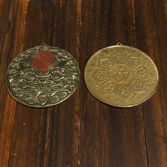 Copper Eight Trigrams Mirror with Lion Biting Sword, Eight Trigrams Mirror with Auspicious Beast, Eight Trigrams Mirror with Tiger Head, Copper Ware Manufacturer Wholesale