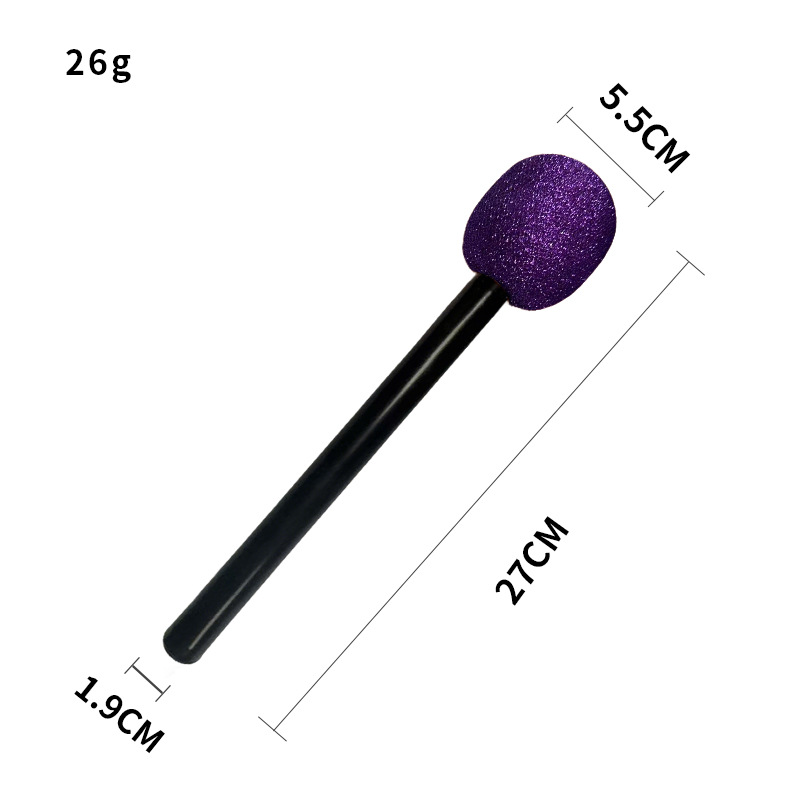 Purple microphone