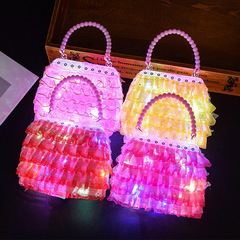 DIY making bags luminous handbags girls play house toys creative handmade street stalls night market square supply
