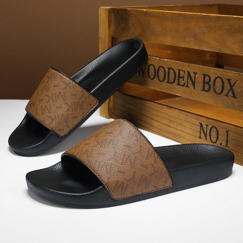 Zapatillas transfronterizas para hombres 2025 nuevas zapatillas de verano antideslizantes y resistentes al desgaste de alta calidad, zapatillas frías de gran tamaño, un cabello